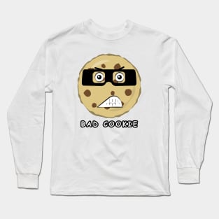 Bad Cookie - Funny Cartoon Style Long Sleeve T-Shirt